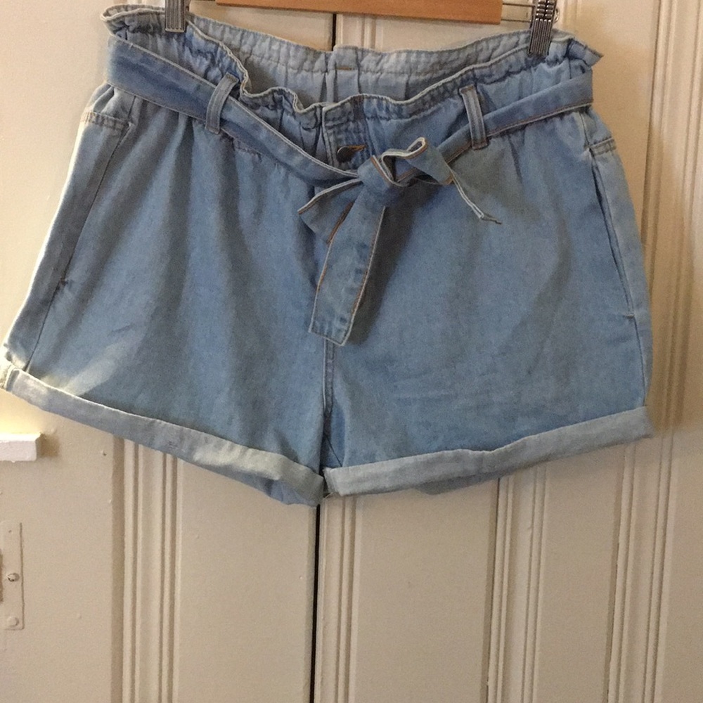 COMFY JEAN SHORTS ELASTIC BAND